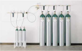 refilling of oxygen cylinder